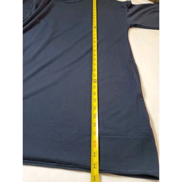 Urban Muu Muu Lounge Dress Short Tunic Pockets Sweatshirt Supima Cotton Modal - Picture 9 of 10